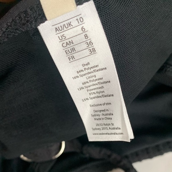 SEA LEVEL AUSTRALIA Ribbed One Piece Swimsuit! - Picture 5 of 7